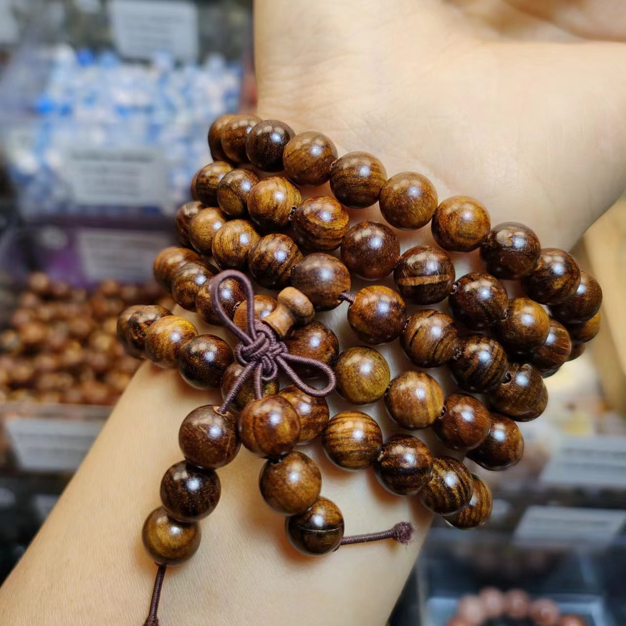 Link-B【6mm】(1 bowl=6 scoops or 3 strands) DIY high quality natural beads