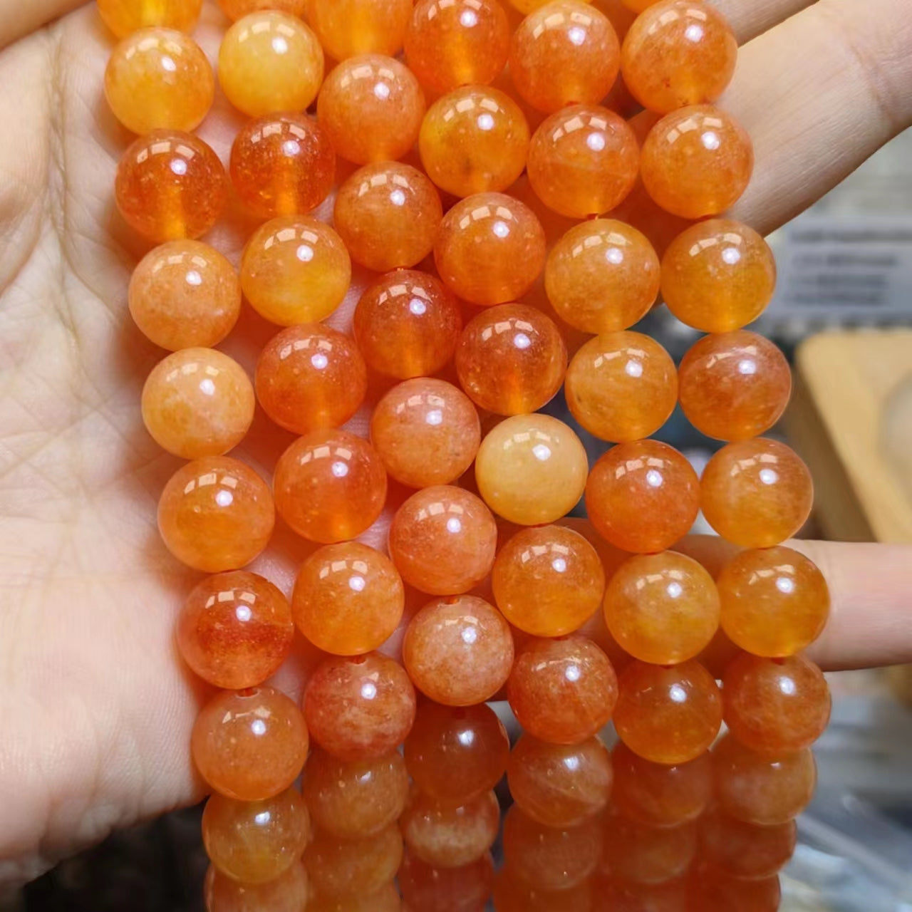 Link-C【8mm】(1 bowl=15 scoops or 3 strands) DIY High Quality Beads