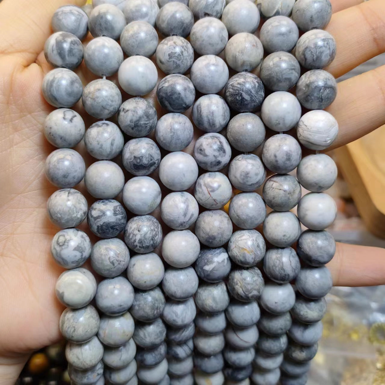 Promotion NO.4 [10mm]  (1 bowl = 15 scoops or 2 strands or 3 strands) DIY high quality beads