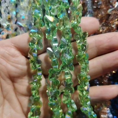 Link-G glass butterfly & Clover DIY high quality Crysal beads
