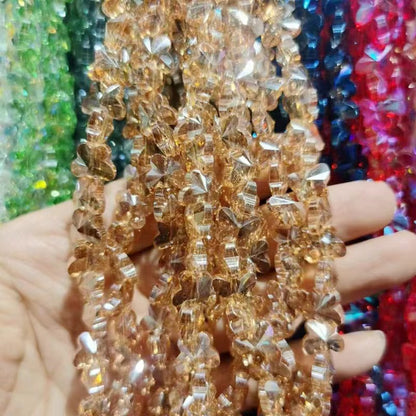 Link-G glass butterfly & Clover DIY high quality Crysal beads
